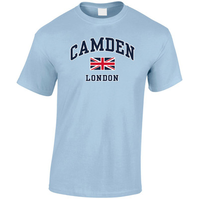 (HP)#Camden Union Jack Harvard T-Shirt