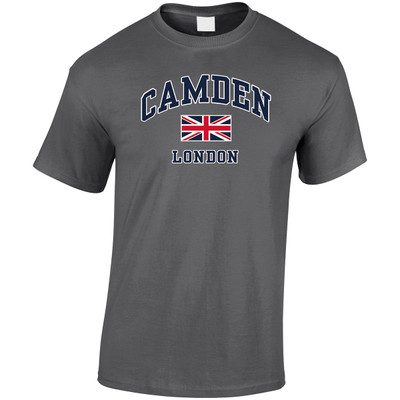 (HP)#Camden Union Jack Harvard T-Shirt