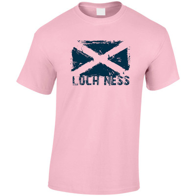 (DP)#Distressed Loch Ness Saltire T-Shirt