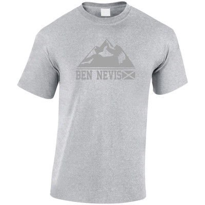 (LP)#Ben Nevis Mountain (Grey) T-Shirt