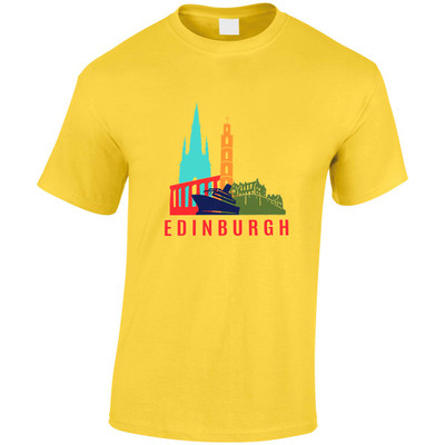 (HP)#Colourful Edinburgh Icons  T-Shirt