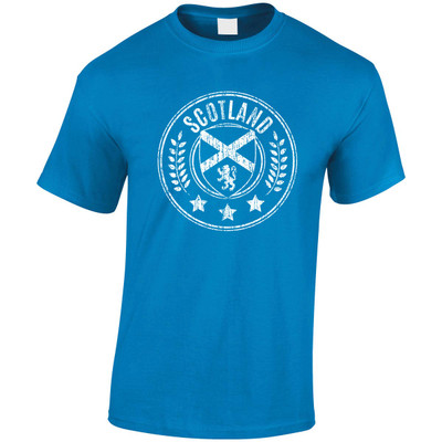 (LP)#Scotland Circle Wreath T-Shirt