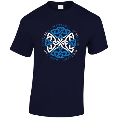 (LP)#Celtic Saltire Circle T-Shirt