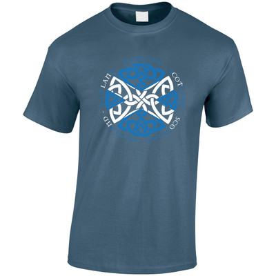 (LP)#Celtic Saltire Circle T-Shirt