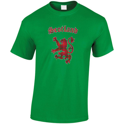 (DP)#Tartan Rampant Lion T-Shirt