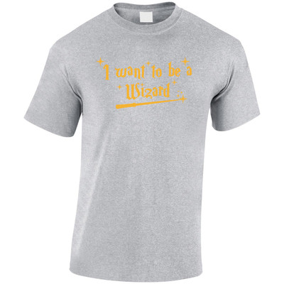 (HP)#I Want To Be A Wizard T-Shirt