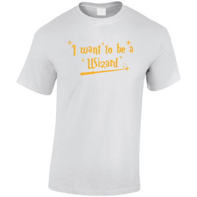 (HP)#I Want To Be A Wizard T-Shirt