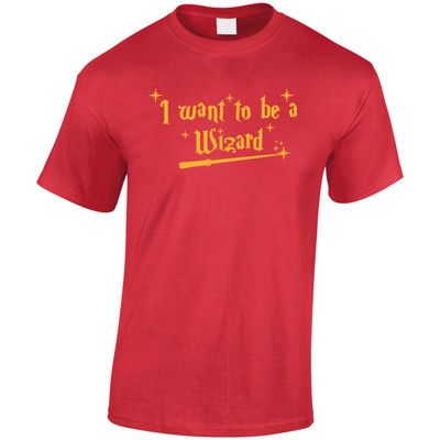 (HP)#I Want To Be A Wizard T-Shirt