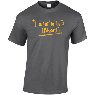 (HP)#I Want To Be A Wizard T-Shirt