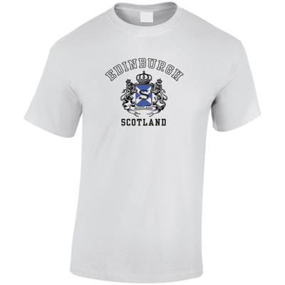 (DP)#Edinburgh Scotland Shield T-Shirt