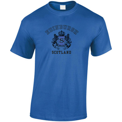 (DP)#Edinburgh Scotland Shield T-Shirt