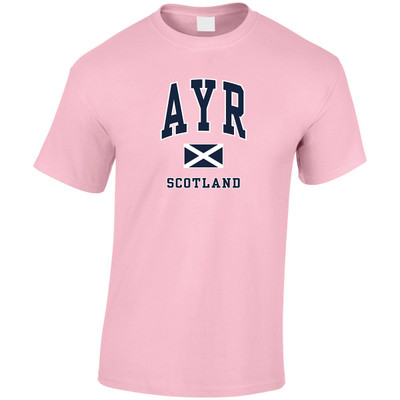 (HP)#Ayr Saltire Harvard T-Shirt