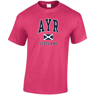 (HP)#Ayr Saltire Harvard T-Shirt