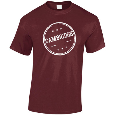 (LP)#Cambridge Distressed Stamp T-Shirt