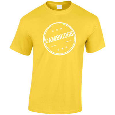 (LP)#Cambridge Distressed Stamp T-Shirt