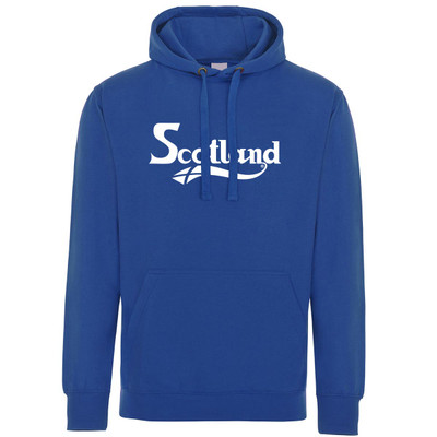 Fancy Scotland Text (White) Hoodie