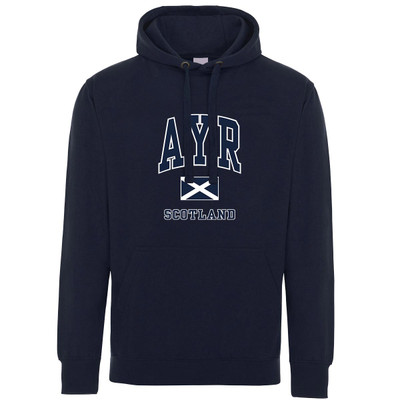 Ayr Saltire Harvard Hoodie