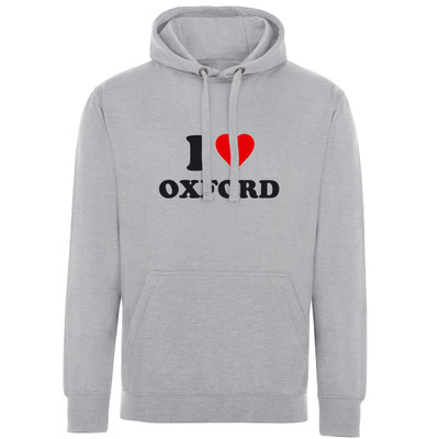 I Love Oxford (Black) Hoodie