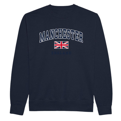 Manchester Union Jack Harvard Sweatshirt