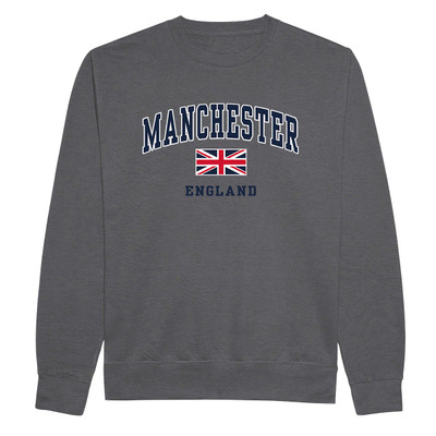 Manchester Union Jack Harvard Sweatshirt