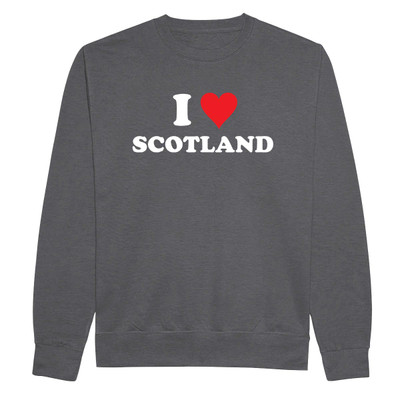 I Love Scotland (White) Sweatshirt