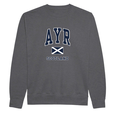 Ayr Saltire Harvard Sweatshirt