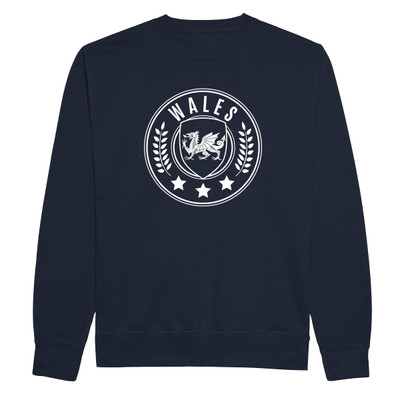 Wales Wreath Stamp Sweatshirt