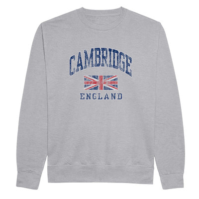 Distressed Cambridge Union Jack Havard Sweatshirt