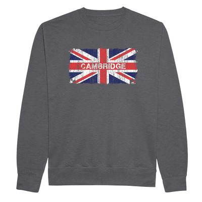 Distressed Union Jack with Cambridge Sweatshirt