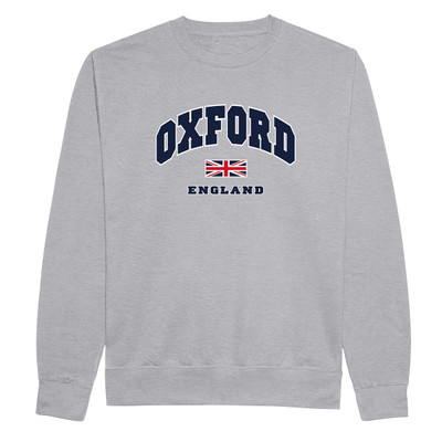 Oxford Union Jack Harvard Sweatshirt