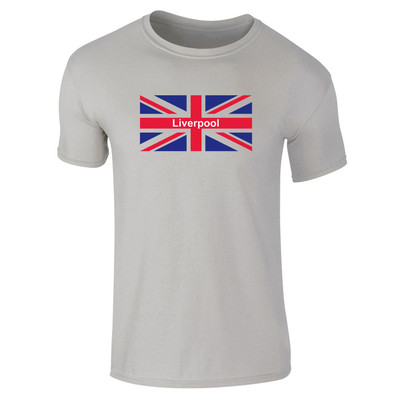 S1204KT-GENKT Union Jack with Liverpool (RWB) Kids T-Shirt