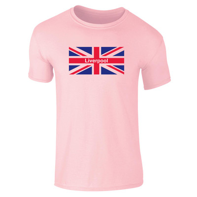 S1204KT-GENKT Union Jack with Liverpool (RWB) Kids T-Shirt