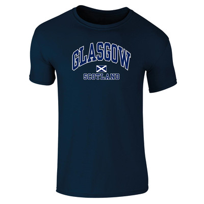 Glasgow Saltire Harvard Kids T-Shirt