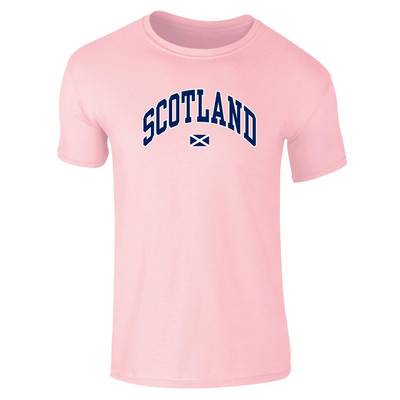 Scotland with Saltire Harvard Kids T-Shirt