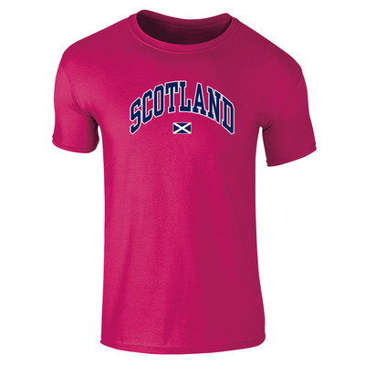 Scotland with Saltire Harvard Kids T-Shirt