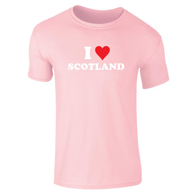 I Love Scotland (White) Kids T-Shirt