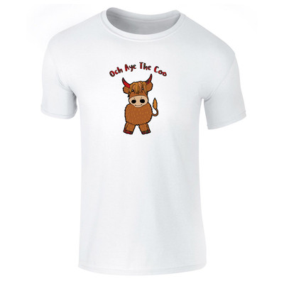 Och Aye Highland Coo Kids T-Shirt