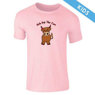 Och Aye Highland Coo Kids T-Shirt