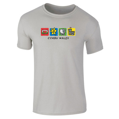 Cymru Wales Icons Kids T-Shirt