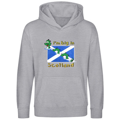 Nessie I'm Big in Scotland T-Shirt Kids Hood