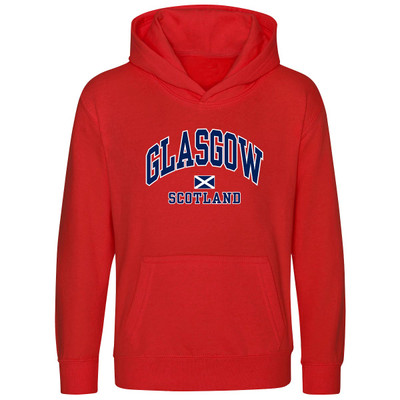 Glasgow Saltire Harvard Kids Hood