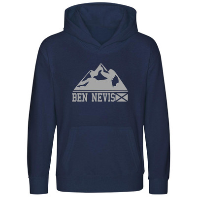 Ben Nevis Mountain (Grey) Kids Hood