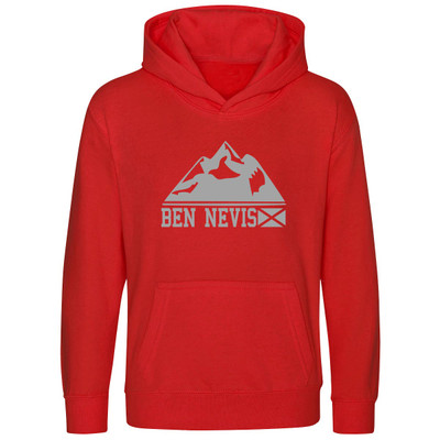 Ben Nevis Mountain (Grey) Kids Hood