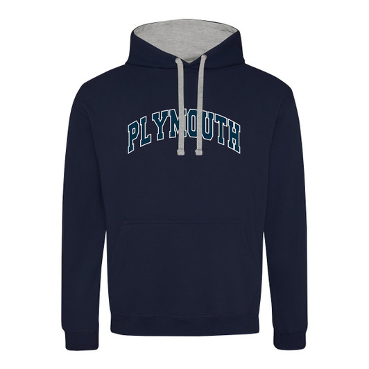 Plymouth Harvard Contrast Hoodie