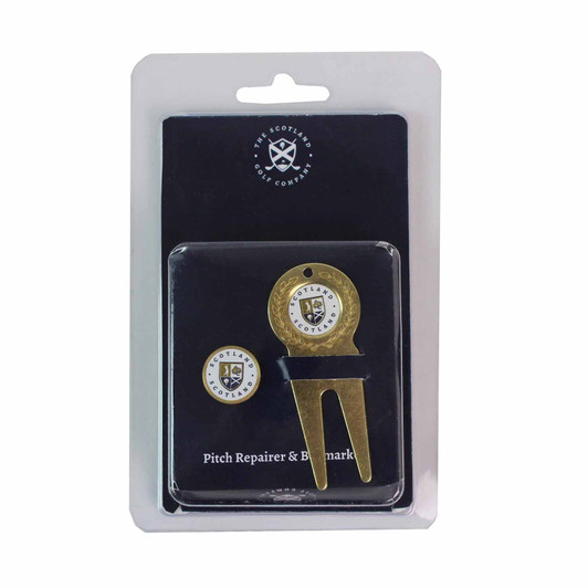 Scotland Golf - Ballmarker   Pitch Repairer Blister Pack