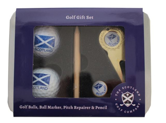 SGC Saltire Golf Gift Set - Large Tin