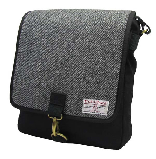 DII Tweed Messenger Bag - Herringbone - Small