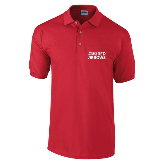 Red Arrows Logo Adult Pique Polo Shirt