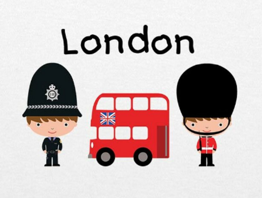 LONDON Guard, Police and Bus PRINT DESIGN