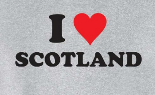 I Heart Scotland (Black) PRINT DESIGN